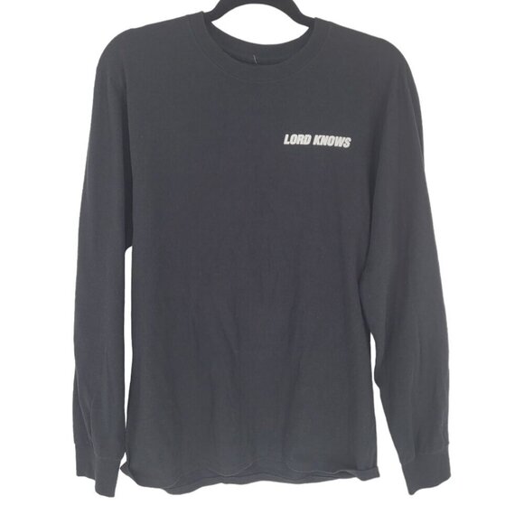 Lxrd Knows mens medium Black long sleeve tee twisted ouija street wear RARE